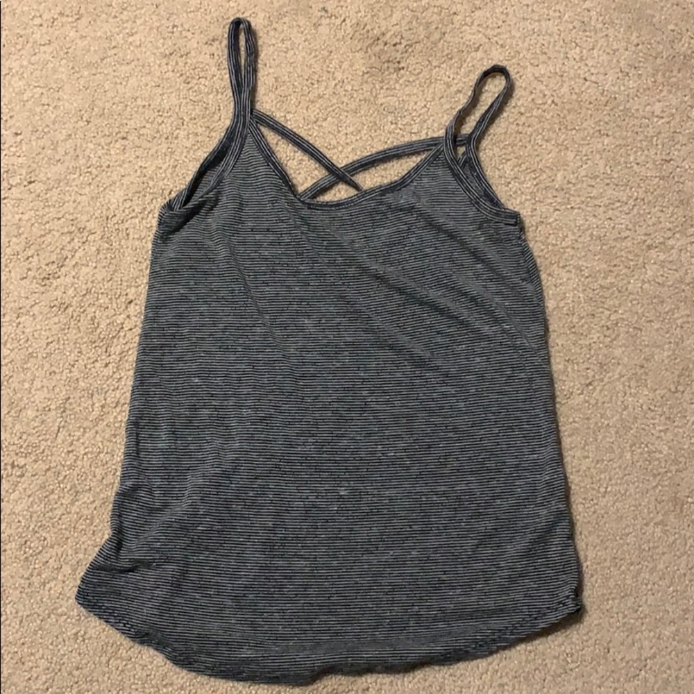 Striped Strappy Tank Top